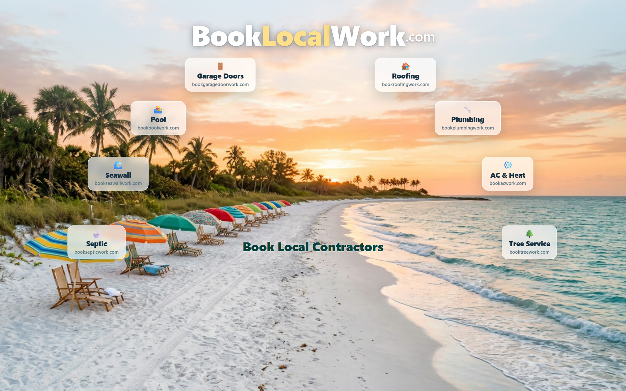 BookLocalWork, Front Door screen