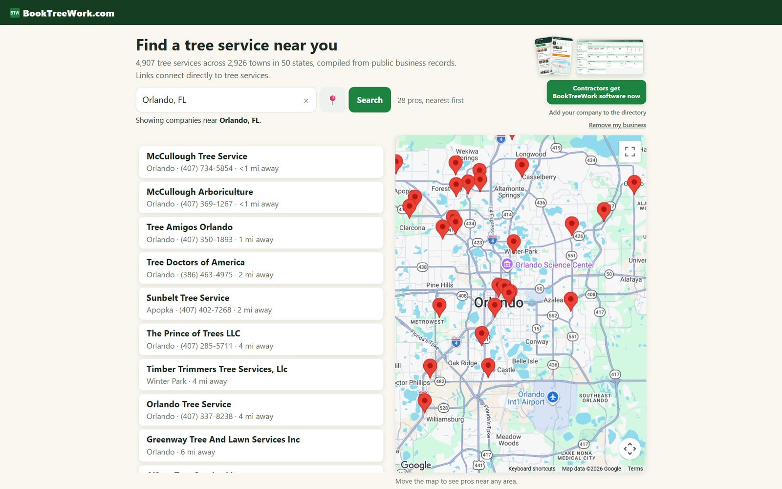 BookTreeWork screen